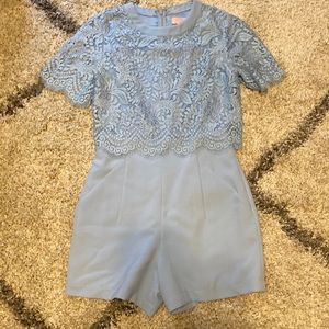 Sky blue romper